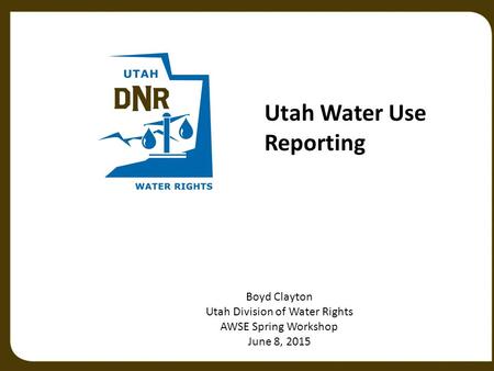 Utah Division of Water Rights