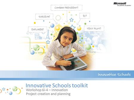 Innovative Schools toolkit