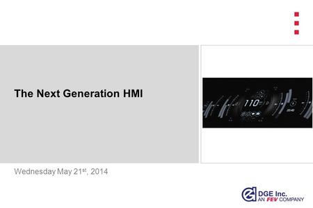 The Next Generation HMI