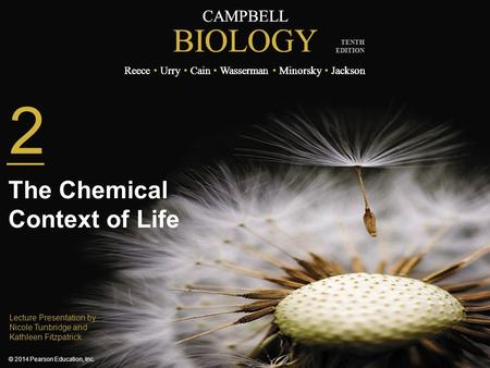 The Chemical Context of Life