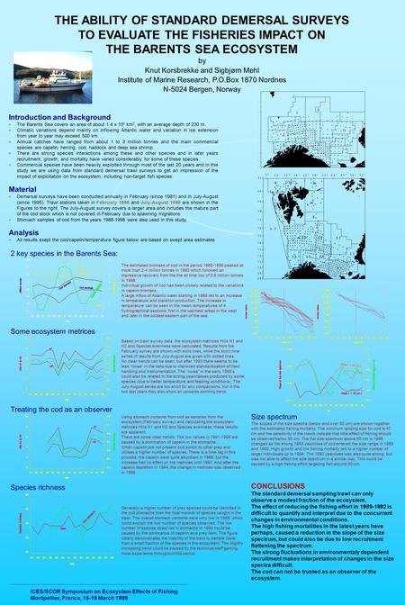 60º Introduction and Background ù The Barents Sea covers an area of about 1.4 x 10 6 km 2, with an average depth of 230 m. ù Climatic variations depend.