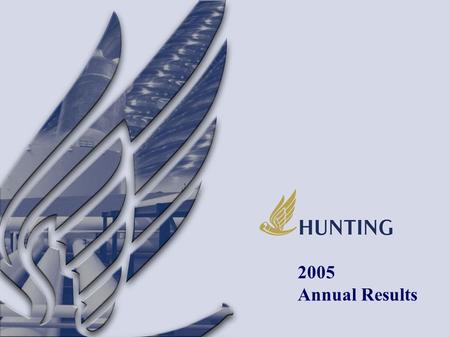 2005 Annual Results. 2005 Results Summary Turnover £1,522m (2004 – £1,159m) EBITDA £71.4m (2004 – £49.5m) Profit from Operations £44.9m (2004 – £20.8m)