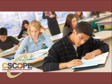 CSCOPE English Language Arts Spanish Language Arts Overview.