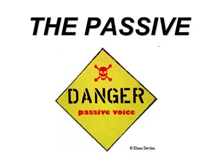 THE PASSIVE. Study the following 90% of the applicants passed the entrance exam. The entrance exam was passed by over 90% of the applicants When it is.