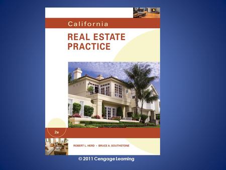 © 2011 Cengage Learning. Servicing the Listing Chapter 10 © 2011 Cengage Learning.