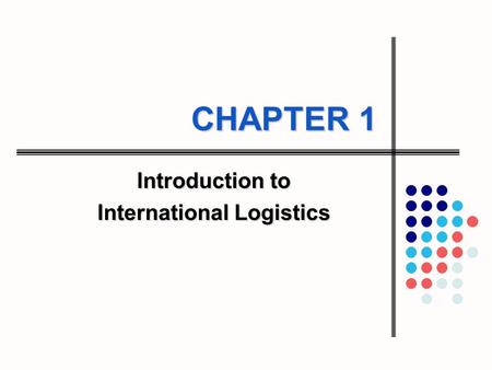 Introduction to International Logistics