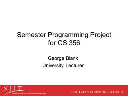 Semester Programming Project for CS 356