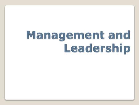 DO NOW Read Case Study page 141, we will discuss shortly.