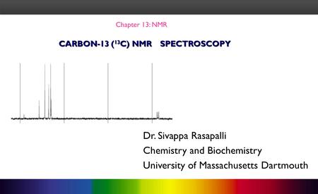 Chemistry and Biochemistry University of Massachusetts Dartmouth