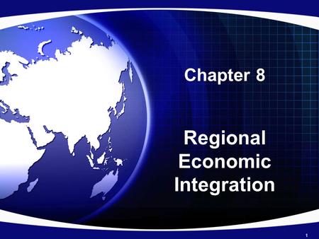 Regional Economic Integration