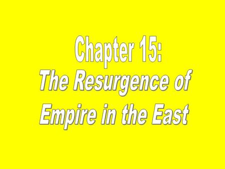 The Sui Dynasty (589-618 AD) Regional kingdoms succeed collapse of Han dynasty Yang Jian consolidates control of all of China, initiates Sui Dynasty.