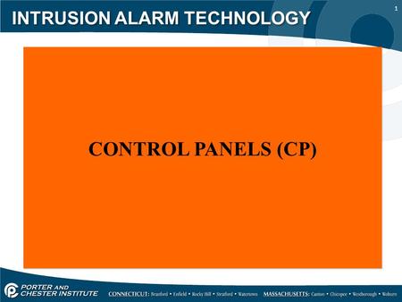 INTRUSION ALARM TECHNOLOGY