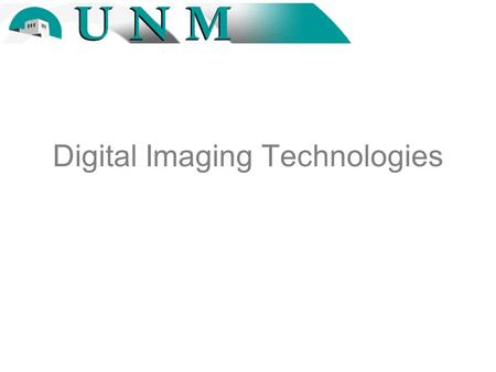 MSET 365 Digital Imaging Technologies. MSET 365 The Sony Mavica.