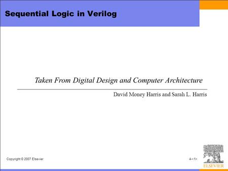 Sequential Logic in Verilog