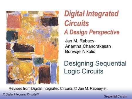 Digital Integrated Circuits A Design Perspective