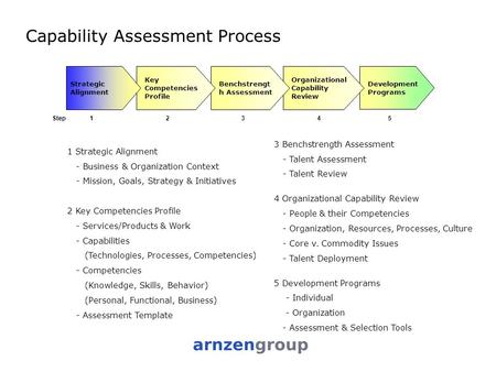 Capability Assessment Process