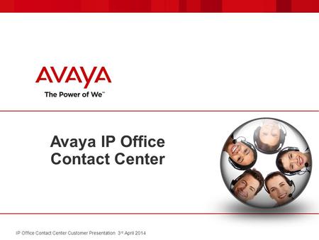 Avaya IP Office Contact Center