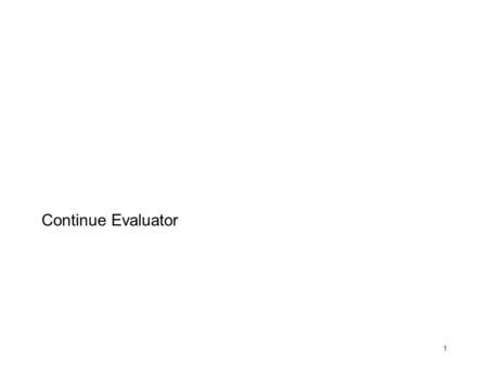 1 Continue Evaluator. 2 z9 true#t + twice Representing procedures (eval '(define twice (lambda (x) (+ x x))) GE) symbol primitive scheme procedure + symbol.