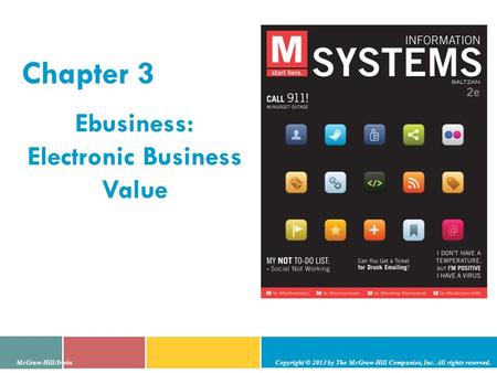 CHAPTER OVERVIEW SECTION 3.1 – WEB EBUSINESS