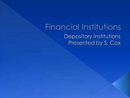 Financial Institutions