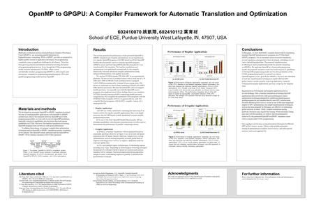 Introduction Hardware accelerators, such as General-Purpose Graphics Processing Units (GPGPUs), are promising parallel platforms for highperformance computing.