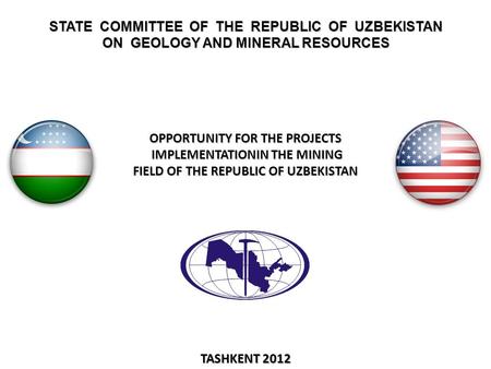 STATE COMMITTEE OF THE REPUBLIC OF UZBEKISTAN