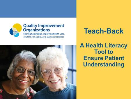 A Health Literacy Tool to Ensure Patient Understanding