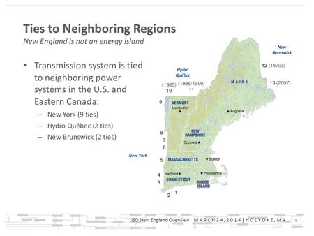 ISO New England Overview M A R C H 2 4, 2 0 1 4 | H O L Y O K E, M A.