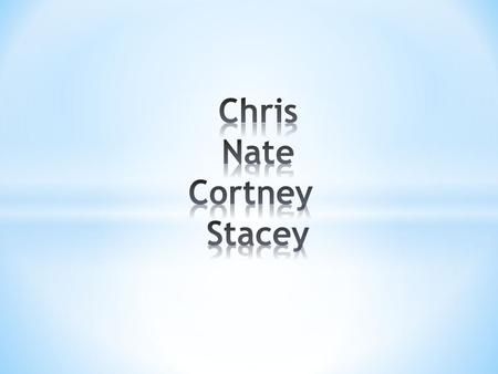 Psychology 1100 Stacey, Cortney, Nate, Chris * Stress is the body's reaction to a change that requires a physical, mental or emotional adjustment or.