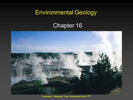 Environmental Geology