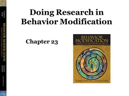 Doing Research in Behavior Modification