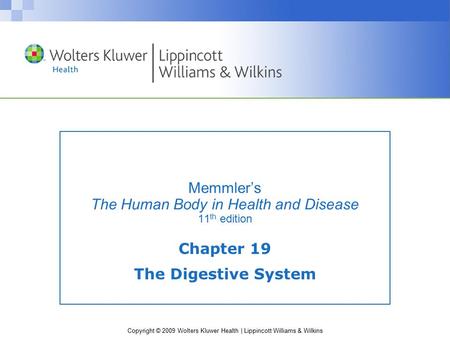 Memmler’s The Human Body in Health and Disease 11th edition