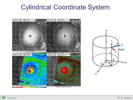 TropicalM. D. Eastin Cylindrical Coordinate System.