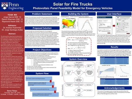 The system will output the following: Our analysis concluded that the average breakeven point for a given fire department installing solar panels on its.