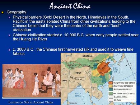 Ancient China Geography