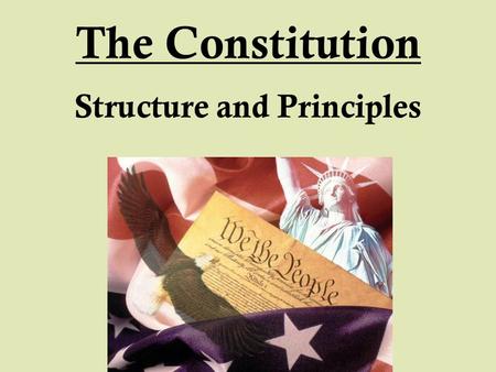 Structure and Principles