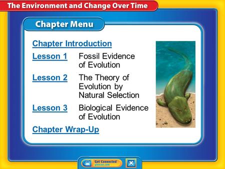 Lesson 1 Fossil Evidence of Evolution