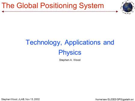 The Global Positioning System