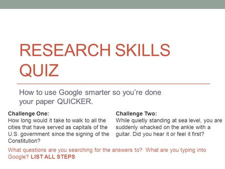 How to use Google smarter so you’re done your paper QUICKER.