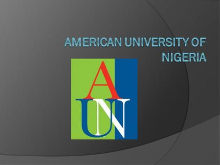 American University of Nigeria