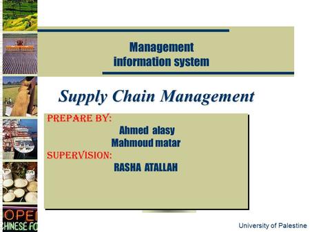 Supply Chain Management