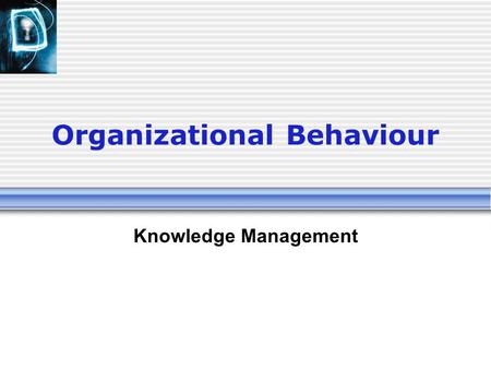 Organizational Behaviour