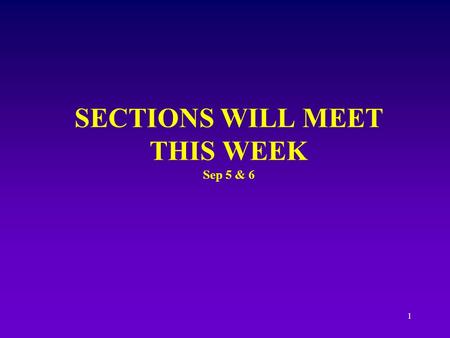 1 SECTIONS WILL MEET THIS WEEK Sep 5 & 6 2 Welcome to Psychology 290 !! INTRODUCTION TO PERSONALITY PSYCHOLOGY Instructor: Verónica Benet-Martínez.