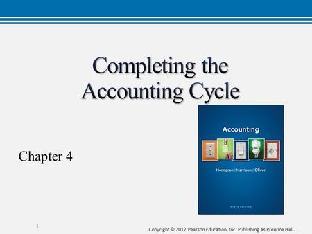 Completing the Accounting Cycle