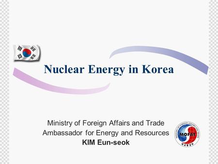 Nuclear Energy in Korea