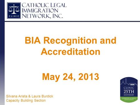 BIA Recognition and Accreditation