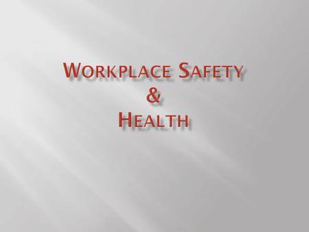 2  If you know of any unsafe working conditions contact your supervisor or agency safety and health coordinator immediately.  Inform your supervisor.