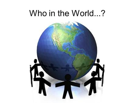 Who in the World...?. “The premium committee is appointed by the general members democratically. There are 10 members, four of them women. It is quite.