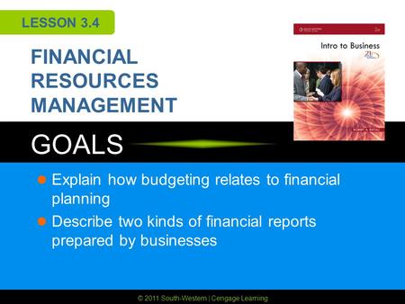 FINANCIAL RESOURCES MANAGEMENT