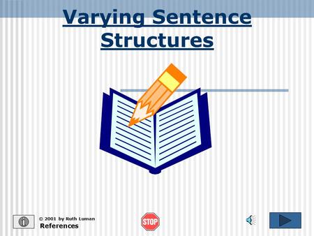 Varying Sentence Structures